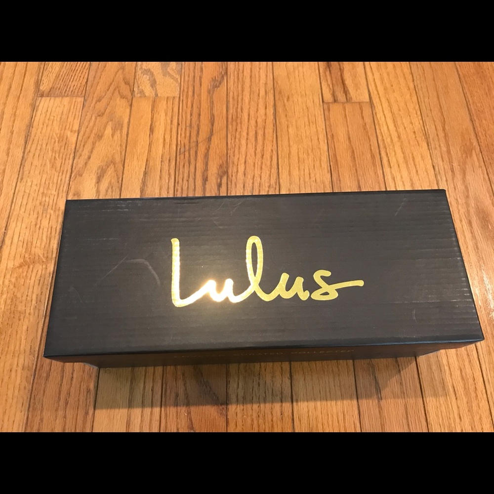 Lulus Black Patent Leather Pointed Toe Flats